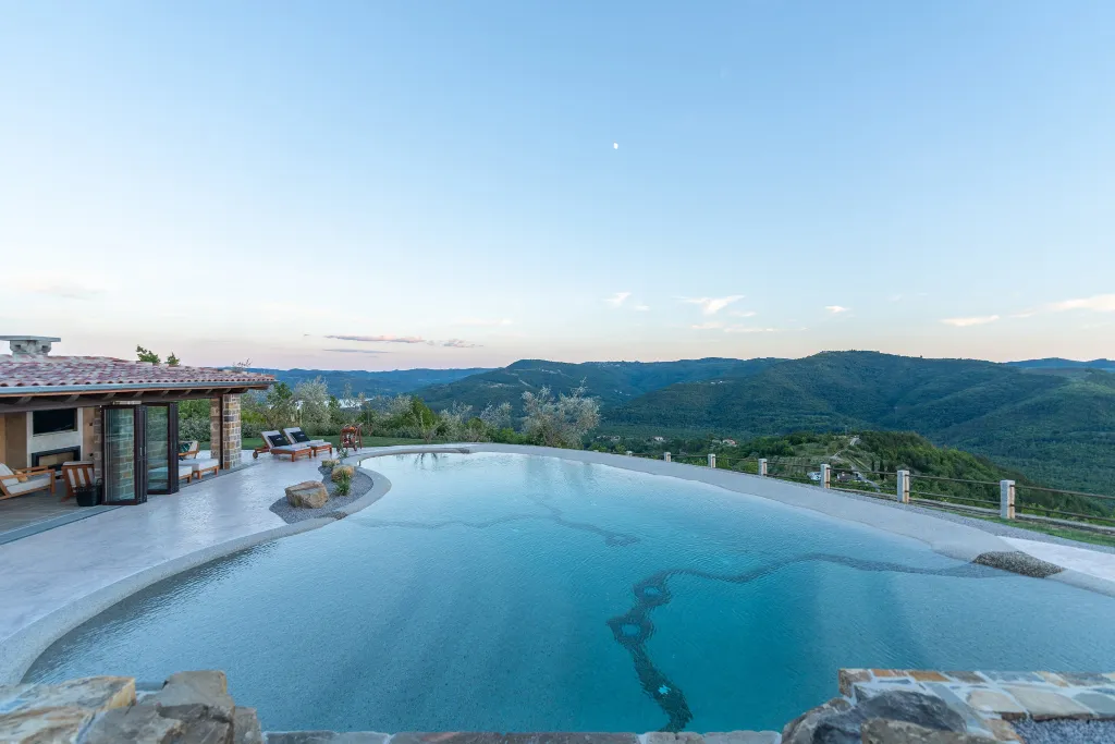 Contemporary Villa Retreat with Pool in Sovinjska Brda