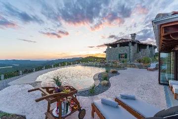 Contemporary Villa Retreat with Pool in Sovinjska Brda