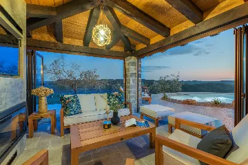 Contemporary Villa Retreat with Pool in Sovinjska Brda