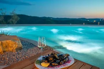 Contemporary Villa Retreat with Pool in Sovinjska Brda