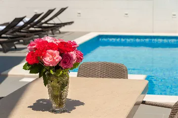 Contemporary Villa Retreat with Pool in Rogoznica