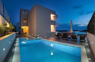 Contemporary Villa Retreat with Pool in Rogoznica