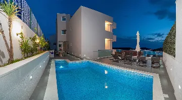 Contemporary Villa Retreat with Pool in Rogoznica