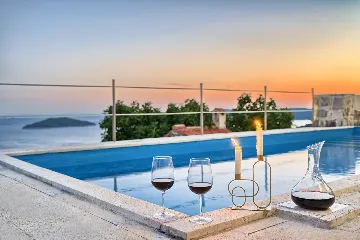 Private Pool Villa Retreat in Brsečine