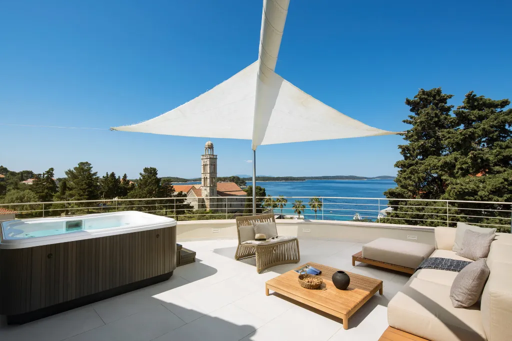 Seaside Villa Retreat with Pool in Hvar