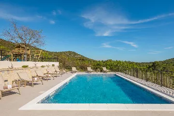 Secluded Mediterranean Villa with Heated Pool, Vodice