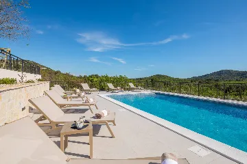 Secluded Mediterranean Villa with Heated Pool, Vodice