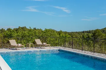 Secluded Mediterranean Villa with Heated Pool, Vodice