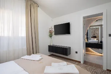 Secluded Mediterranean Villa with Heated Pool, Vodice