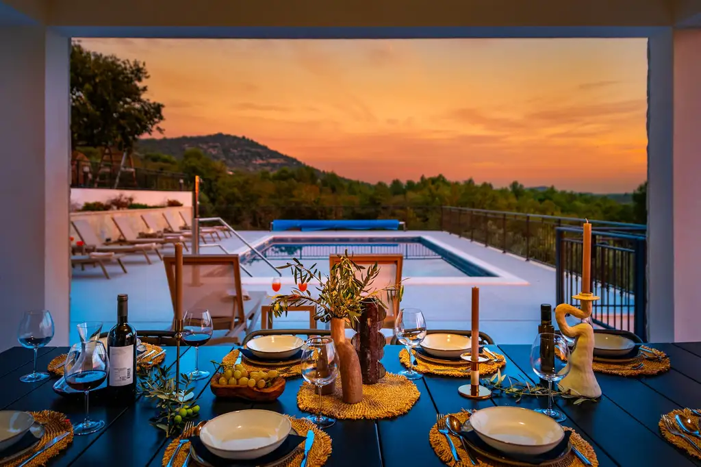 Secluded Mediterranean Villa with Heated Pool, Vodice
