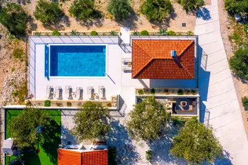 Secluded Mediterranean Villa with Heated Pool, Vodice