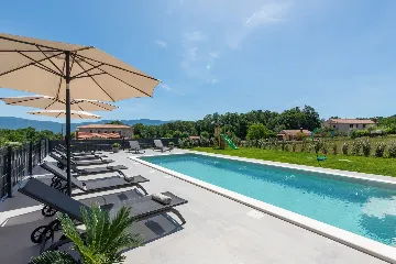 Modern Family Villa with Pool in Labin