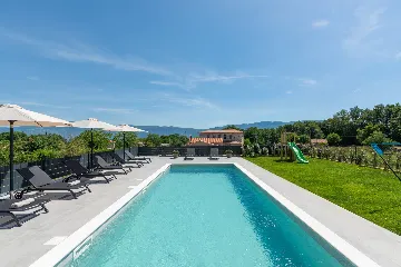 Modern Family Villa with Pool in Labin