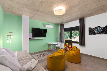 Modern Family Villa with Pool in Labin