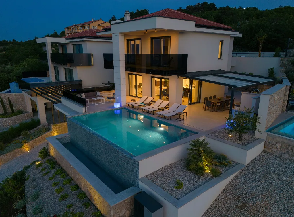 Modern Villa with Pool and Sauna in Vrbnik