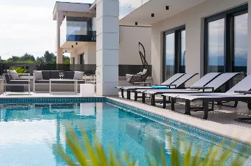 Modern Villa with Pool and Sauna in Vrbnik