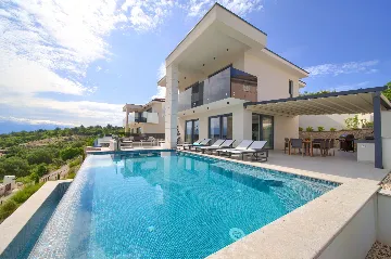 Modern Villa with Pool and Sauna in Vrbnik