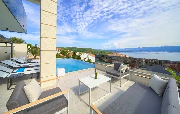 Modern Villa with Pool and Sauna in Vrbnik