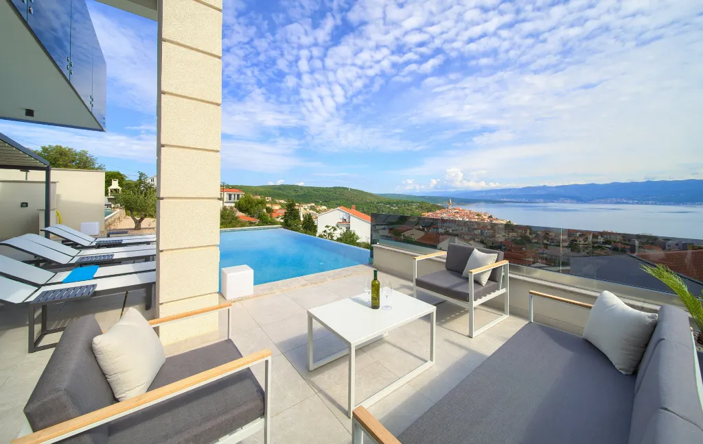 Modern Villa with Pool and Sauna in Vrbnik