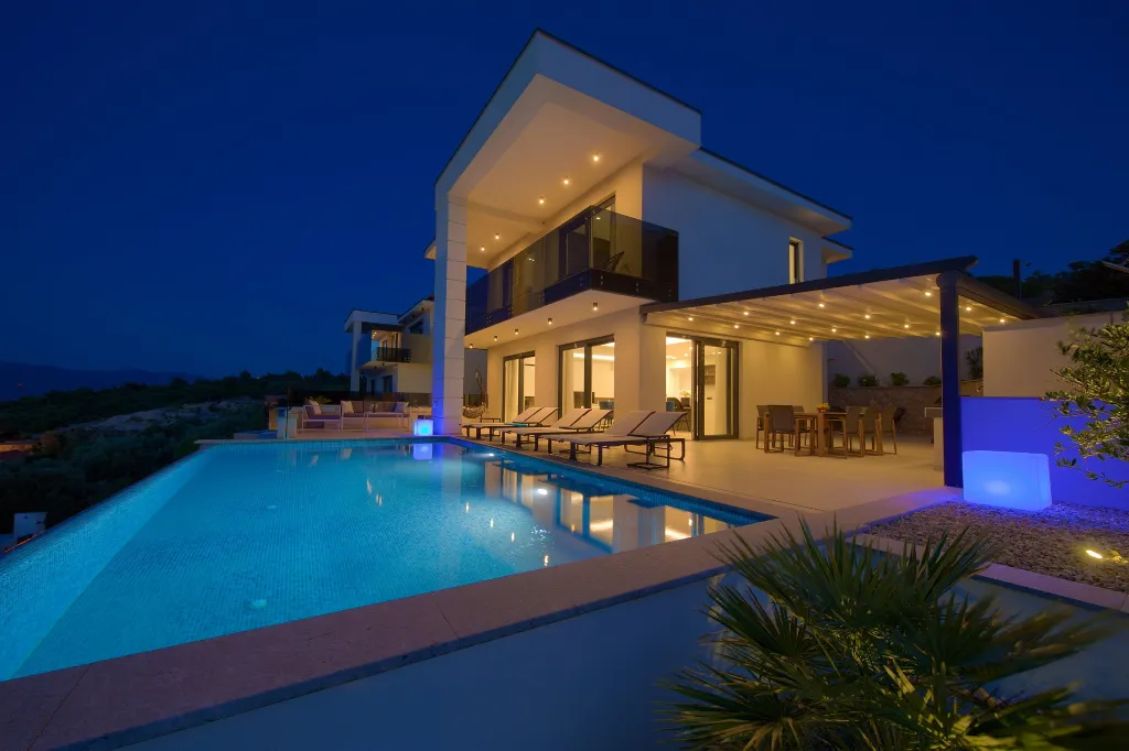 Modern Villa with Pool and Sauna in Vrbnik