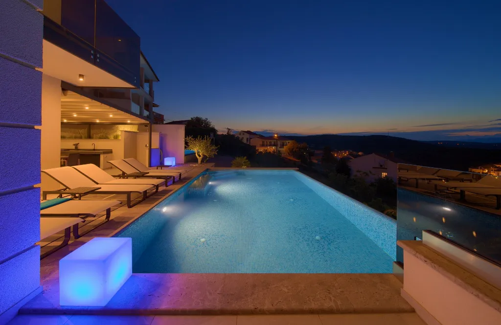 Modern Villa with Pool and Sauna in Vrbnik
