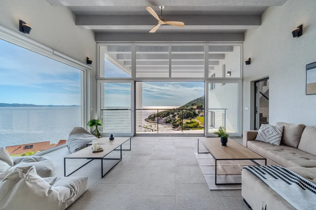 Modern Island Villa with Pool in Nerežišća