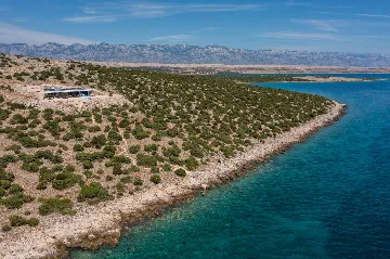 Private Island Villa with Pool in Pag