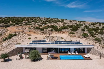Private Island Villa with Pool in Pag