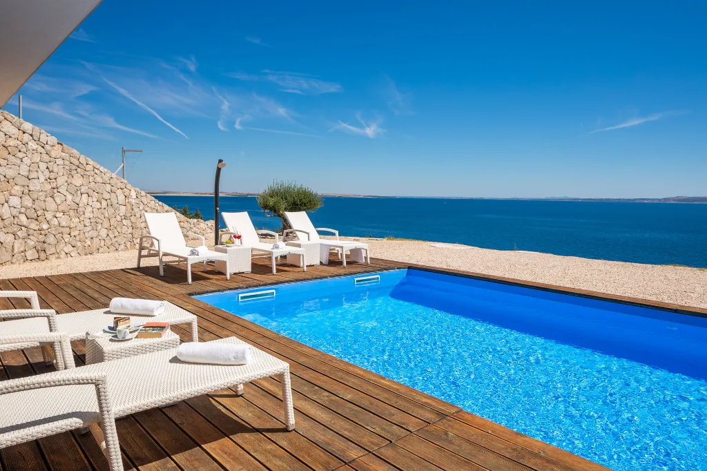 Private Island Villa with Pool in Pag
