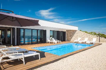 Private Island Villa with Pool in Pag