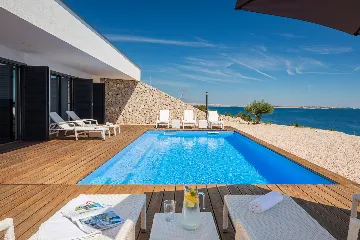 Private Island Villa with Pool in Pag