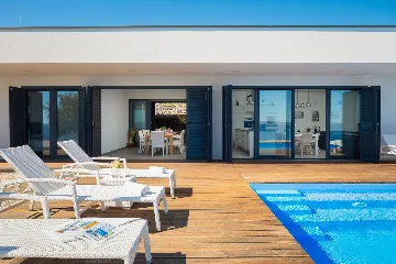 Private Island Villa with Pool in Pag