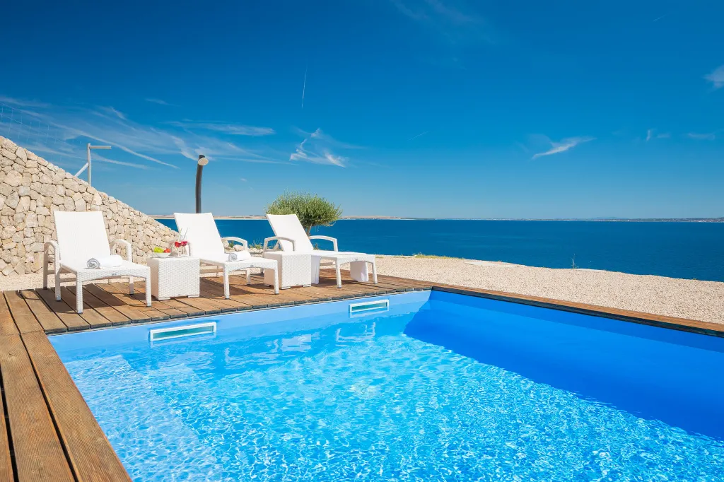 Private Island Villa with Pool in Pag