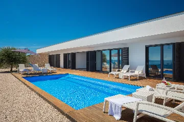 Private Island Villa with Pool in Pag
