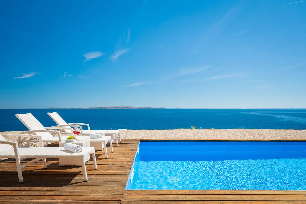 Private Island Villa with Pool in Pag