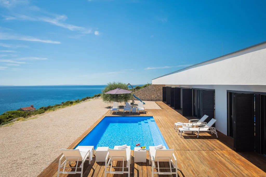 Private Island Villa with Pool in Pag