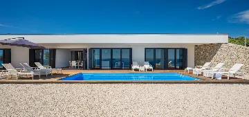 Private Island Villa with Pool in Pag