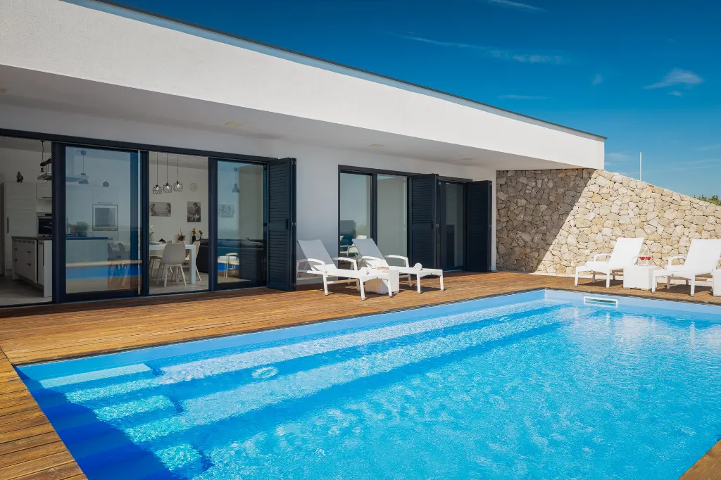 Private Island Villa with Pool in Pag