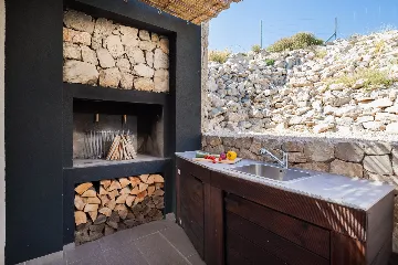 Private Island Villa with Pool in Pag