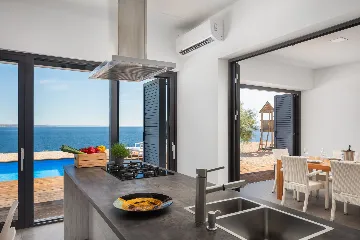 Private Island Villa with Pool in Pag