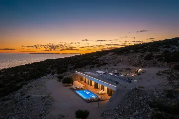 Private Island Villa with Pool in Pag