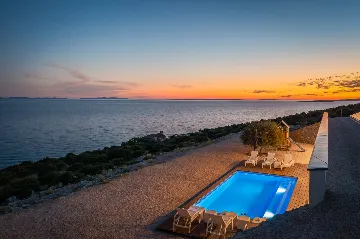 Private Island Villa with Pool in Pag