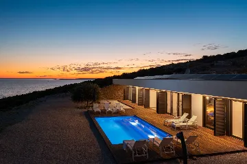 Private Island Villa with Pool in Pag