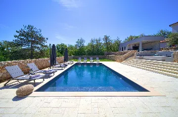 Spacious Villa Retreat with Pools on Krk Island