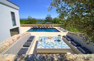Spacious Villa Retreat with Pools on Krk Island