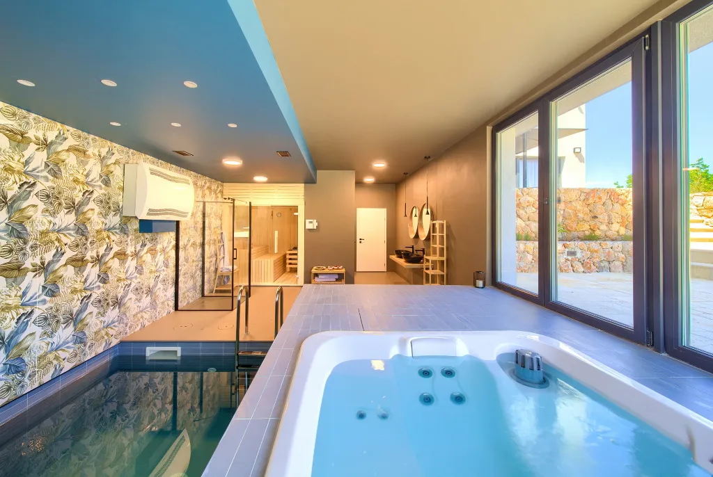 Spacious Villa Retreat with Pools on Krk Island