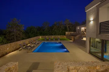 Spacious Villa Retreat with Pools on Krk Island