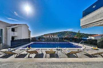 Contemporary Villa Retreat with Pool, Rogoznica