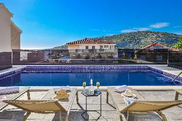 Contemporary Villa Retreat with Pool, Rogoznica