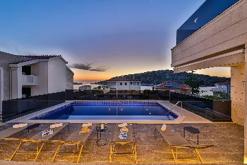 Contemporary Villa Retreat with Pool, Rogoznica